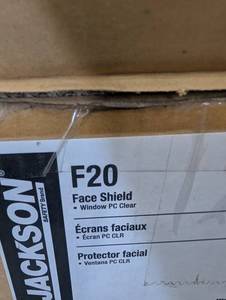 Jackson F20 Face Shield Window PC Clear (Lot of 16)