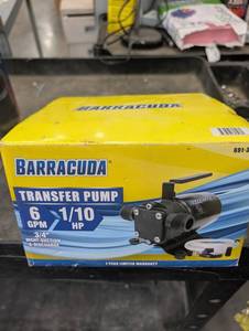 Barracuda Transfer Pump 6 GPM 110 HP