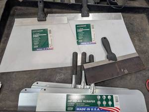 Masterforce Drywall Knife & Scraper Mixed Lot