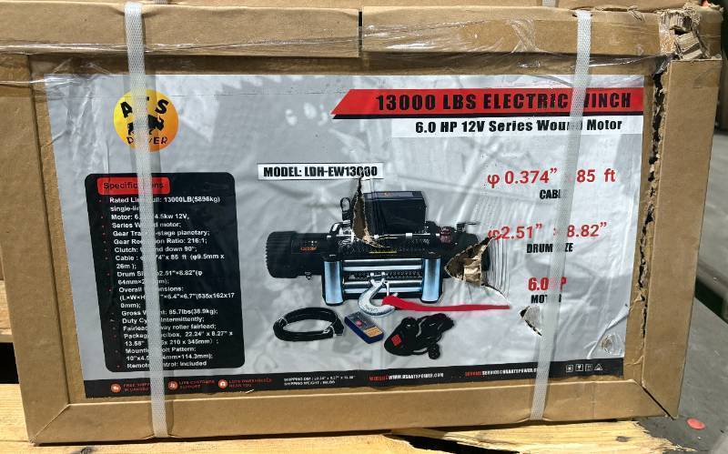 ATSPOWER 13,000 LB Electric Winch (ATS-P13000)
