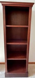 Wood Bookcase Display Shelf #1