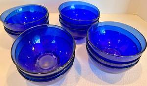 Cobalt Blue Glass Bowls (Lot of 12)