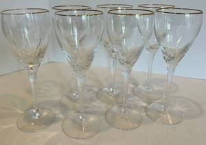 Lenox Encore Crystal Wine Glasses (Lot of 7)