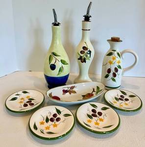 Royal Worcester Evesham Fruit Pattern Serving Pieces Mixed Lot