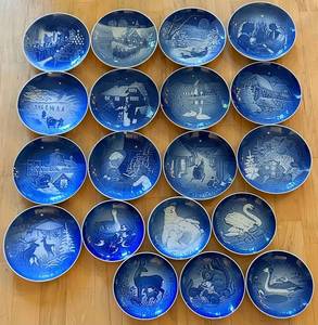 Vintage Danish Christmas Collector Plates (Lot of 19)