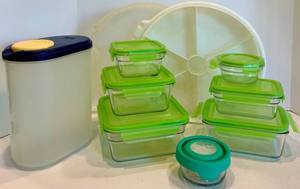 Sterilite Food Storage Container Set & Pitcher Mixed Lot