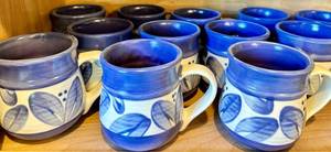 Pfaltzgraff Leaf Pattern Mugs (Lot of 12)