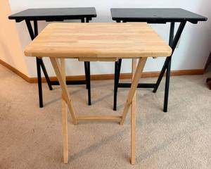 Folding Table Set (Lot of 3)