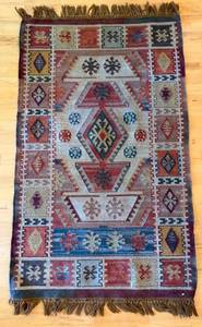 Geometric Woven Area Rug