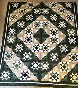 Handmade Patchwork Star Quilt