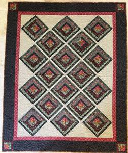 Handmade Patchwork Quilt - Multi Colored