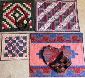 Handmade Quilt Samplers & Handbags (Lot of 6)