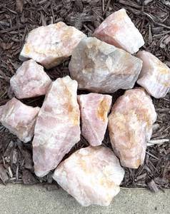 Pink Quartz Rough Stones (Lot of 10)