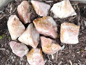 Rose Quartz Rough Stone Collection (Lot of 10)