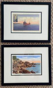 Lake Superior Framed Art Prints (Lot of 2)