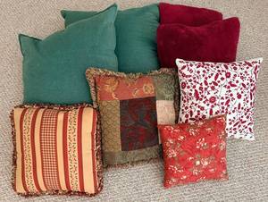 Decorative Pillow Lot of 8