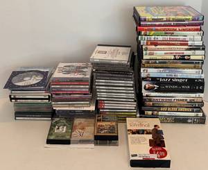 Mixed Music CD & Movie DVD Entertainment Lot