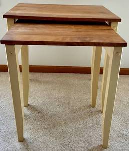 Wood Nesting Tables (Set of 2)