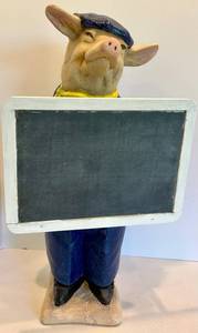 Pig Chalkboard Figure