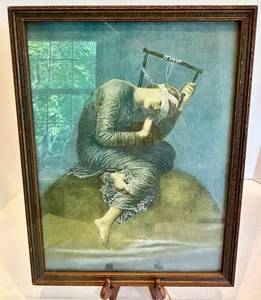 Vintage George Frederick Watts - Hope - Framed Figural Art Print