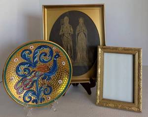 Mario Sambuco Orvieto Plate & Framed Art Mixed Lot