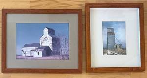 Framed Rural Scene Artwork Pair