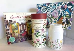Agatha Christie, Botanic Garden & Floral Puzzle Mixed Lot (3)