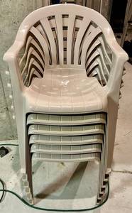 Stackable Outdoor Chairs (Set of 6)