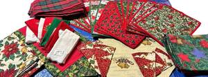 Mixed Christmas Linens & Handmade Pieces