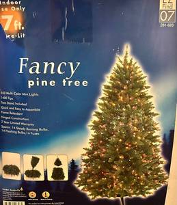 Home Accents Holiday Christmas Tree & Mini LED Lights Mixed Lot
