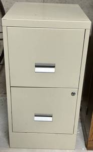 Two-Drawer Metal Filing Cabinet