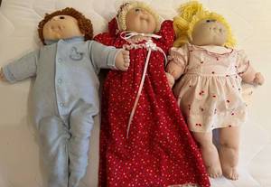 Cabbage Patch Kids Doll Babies (Lot of 3)
