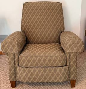 Ethan Allen Recliner Chair With Armrest Covers #1