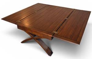 Large Folding Wooden Extension Coffee Table