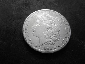 1884 S Morgan Silver Dollar