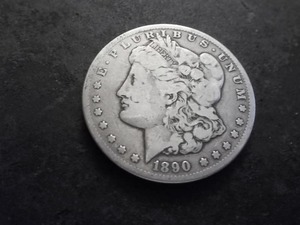 1890 CC Morgan Silver Dollar