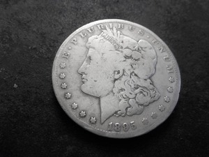 1895 S Morgan Silver Dollar