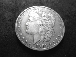 1901 Morgan Silver Dollar