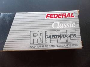 20 30-30 Rifle Carteidges Federal