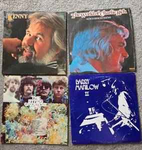 4-Vintage Vinyl Record Albums