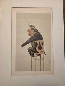 Vanity Fair Lithograph MEN OF THE DAY Luigi Arditi