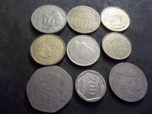 Old Pesos From Central America