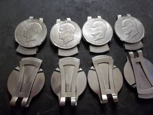 1971 Ike One Dollar Money Clips