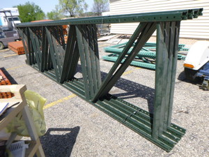 4 Pallet Racking 16 Uprights - Slotted