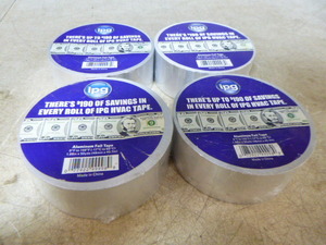 4 Rolls of ipg HVAC Tape