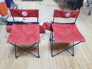 2 Outdoor Folding Chairs