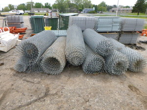 9 Rolls of Chain Link Fencing