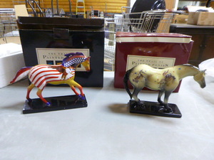 2 Westland The Trail of Painted Ponies Statues