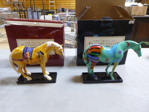 2 Westland The Trail of Painted Ponies Statues