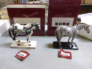 2 Westland The Trail of Painted Ponies Statues